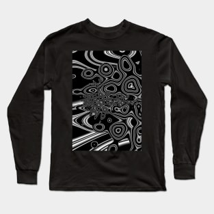 Monochrome Pattern 009 Long Sleeve T-Shirt